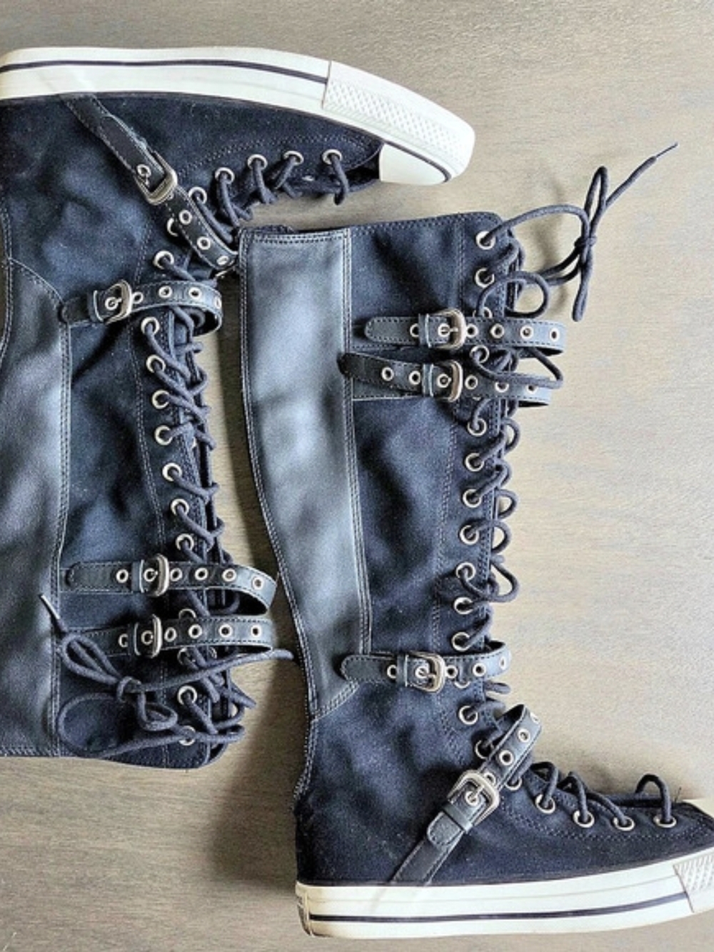 Converse Chuck Taylor All Star XXHi Buckles Knee-High Boots US 10 Women / 8 Men
